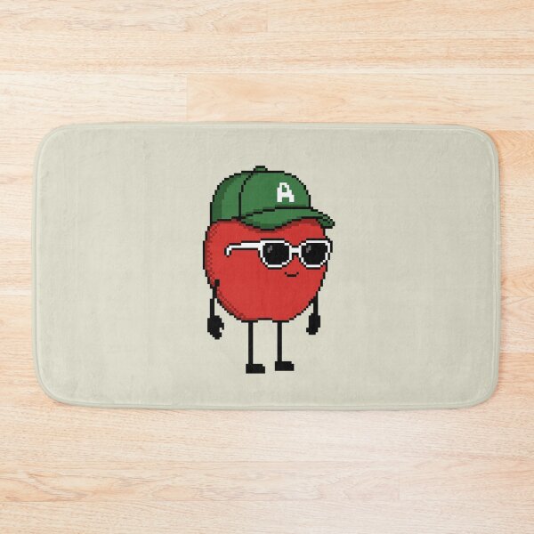 Item preview, Apple Pixel with a Cap (GN) designed and sold by White Rim Mates.