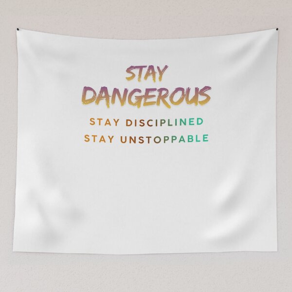 Item preview, Stay Dangerous Streetwear Shirt designed and sold by Niknaqprints.