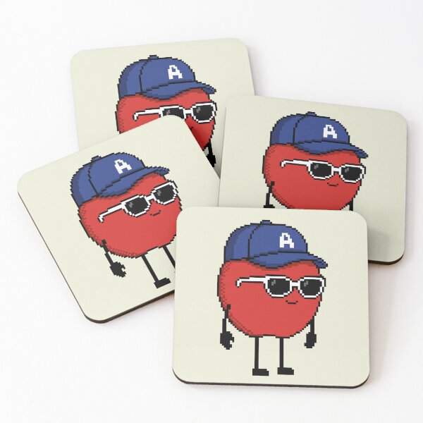 Item preview, Apple Pixel with a Cap (BL) designed and sold by White Rim Mates.