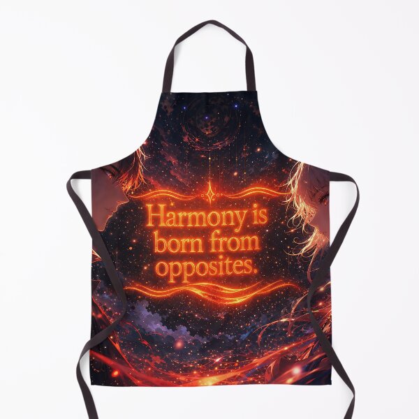 Item preview, "Harmony is born from opposites"(Anime Ver.) designed and sold by MaxDreamsArt.