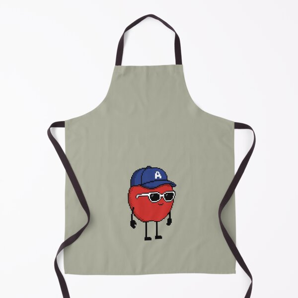 Item preview, Apple Pixel with a Cap (BL) designed and sold by White Rim Mates.