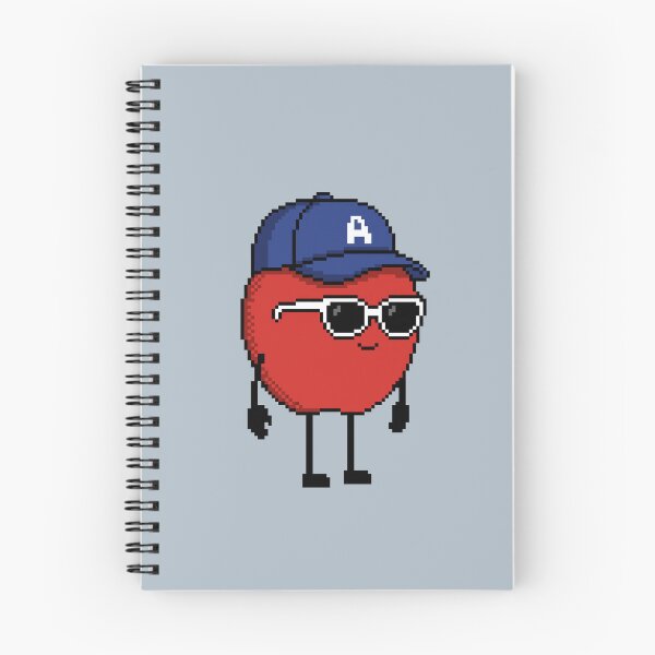 Item preview, Apple Pixel with a Cap (BL) designed and sold by White Rim Mates.