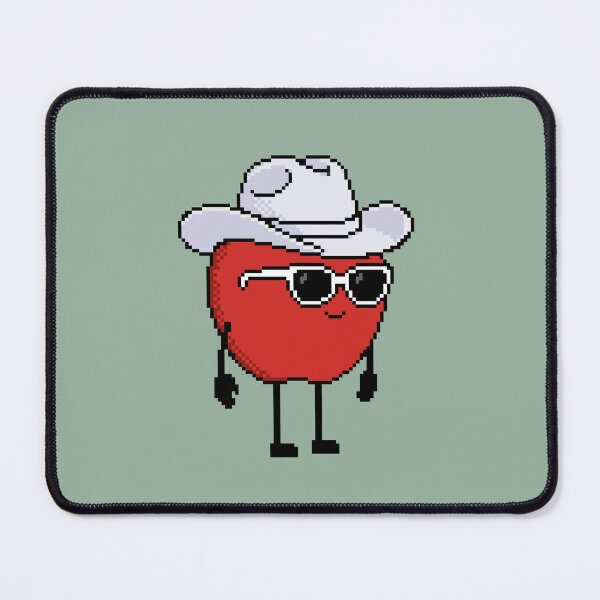 Item preview, Apple Pixel with a Cowboy Hat (WH) designed and sold by White Rim Mates.