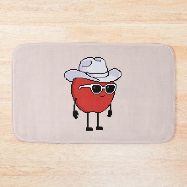 Item preview, Apple Pixel with a Cowboy Hat (WH) designed and sold by White Rim Mates.