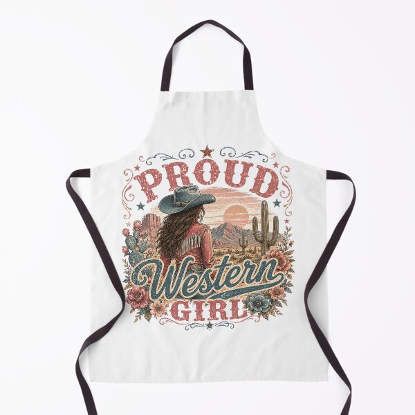 Item preview, Proud western girl in the desert designed and sold by Side Quest Co..