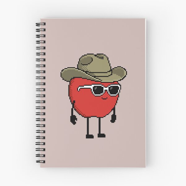Item preview, Apple Pixel with a Cowboy Hat (KH) designed and sold by White Rim Mates.