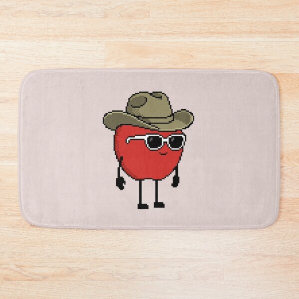 Item preview, Apple Pixel with a Cowboy Hat (KH) designed and sold by White Rim Mates.