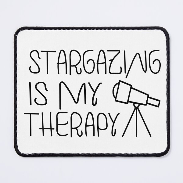 Item preview, Stargazing Is My Therapy - Retro Astronomy Camping Art designed and sold by sednalafandy79.