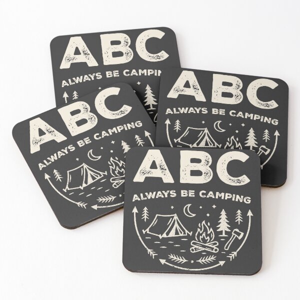 Item preview, ABC Always Be Camping designed and sold by Texterns.