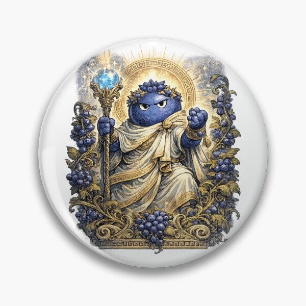 Item preview, Roman Emperor Blueberry God Fantasy Mythology Fruit Art Design designed and sold by irfanshikh.