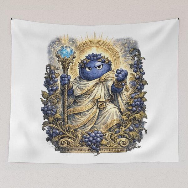 Item preview, Roman Emperor Blueberry God Fantasy Mythology Fruit Art Design designed and sold by irfanshikh.