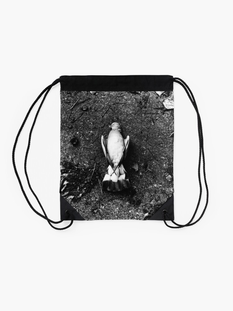 Alternate view of He was already dead, I promise. Phoenix Park, Dublin Drawstring Bag