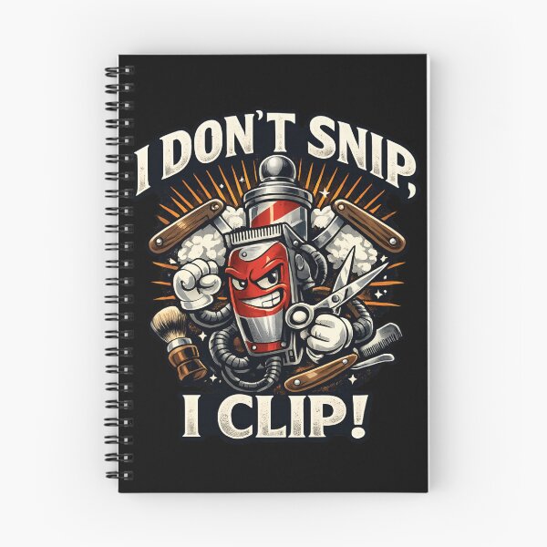 Item preview, I Don't Snip I Clip - Funny Barber Clipper Vintage Barbershop designed and sold by SidTastic .