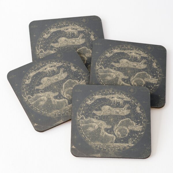 Item preview, Celestial Planisphere of the Northern Sky in Gilt designed and sold by PictorialWhimsy.