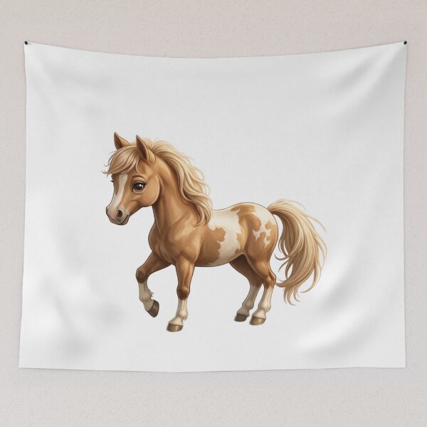 Item preview, Cute Brown Pony with Light Mane. designed and sold by NewtBoo.