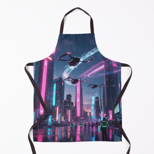 Item preview, Futuristic city skyline designed and sold by JALNERVION SHOP.