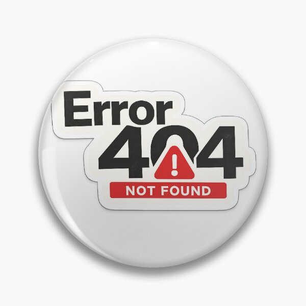 Item preview, Error 404: Not Found | Funny Tech Humor Sticker designed and sold by Wild Harbor.