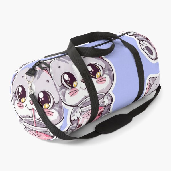 Item preview, Cute Kawaii Cat Drinking Boba Bubble Tea designed and sold by Phongphut.