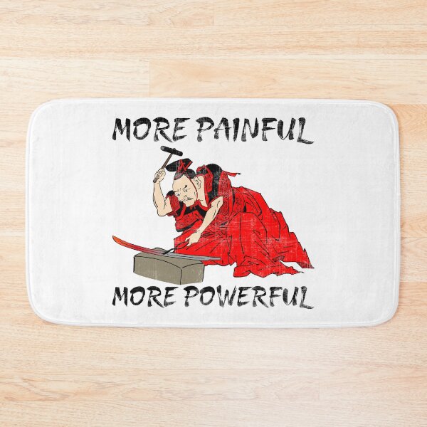 Item preview, more painful more powerful - vintage japanese traditional blacksmith ukiyo e designed and sold by XIOMOS.