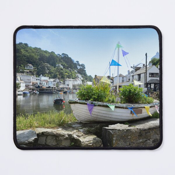 Item preview, Polperro Cornwall Harbourside boat designed and sold by kathleenjean.