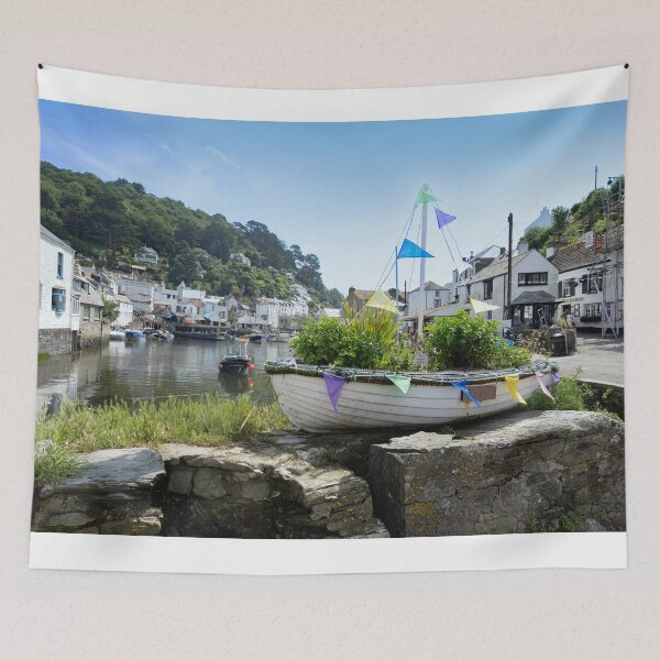Item preview, Polperro Cornwall Harbourside boat designed and sold by kathleenjean.
