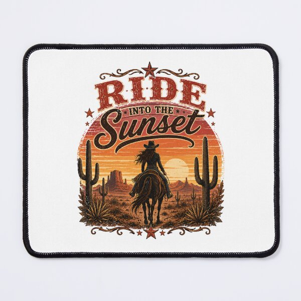 Item preview, Riding into the desert sunset designed and sold by Side Quest Co..