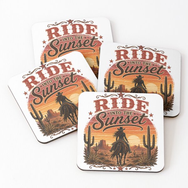 Item preview, Riding into the desert sunset designed and sold by Side Quest Co..