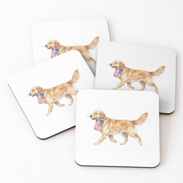 Item preview, Golden Retriever American Flag designed and sold by KillianGrantM.