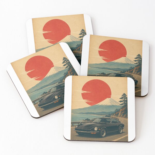 Item preview, Vintage Japanese automotive 1970s fastback sports coupe inspired designed and sold by Traceursniper.