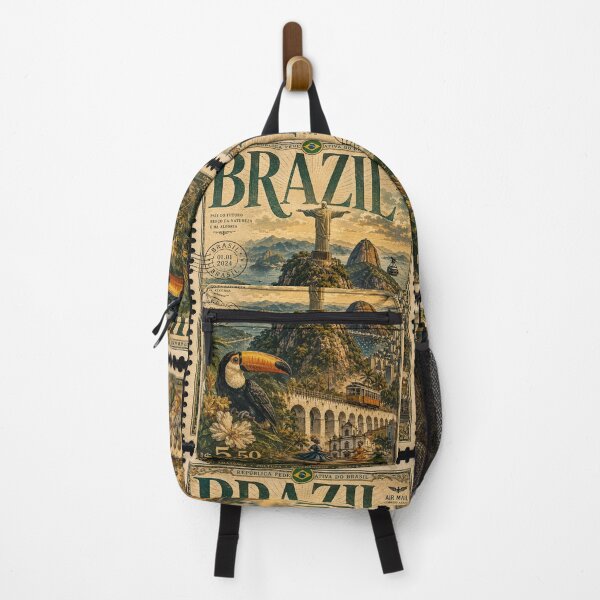 Item preview, Brazil Vintage Postal Stamp - Rio de Janeiro Christ the Redeemer Art designed and sold by ernestbullone.