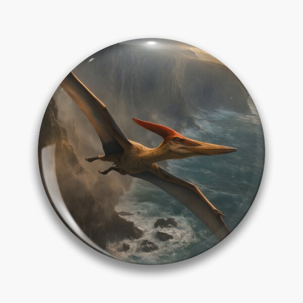 Item preview, Pteranodon above the cliffs designed and sold by Fantastic Dinosaurs.