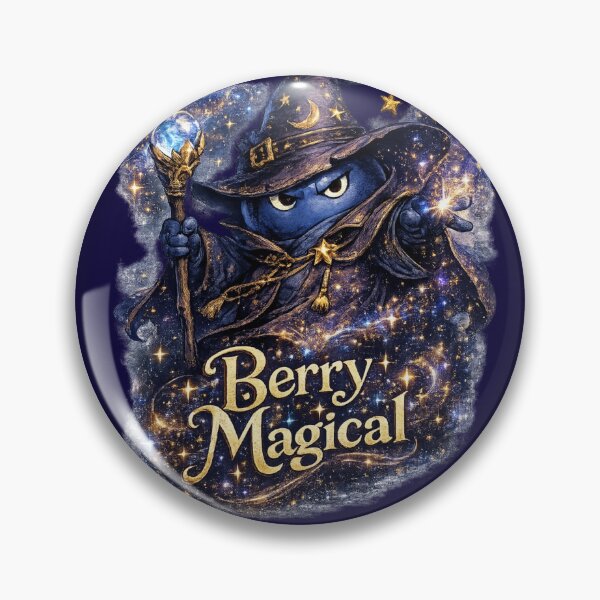 Item preview, Berry Magical Funny Wizard Blueberry Fantasy Sorcerer Design designed and sold by irfanshikh.