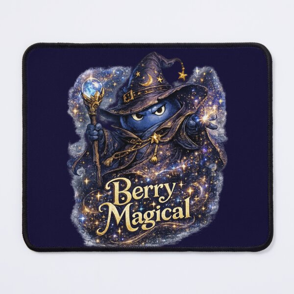 Item preview, Berry Magical Funny Wizard Blueberry Fantasy Sorcerer Design designed and sold by irfanshikh.