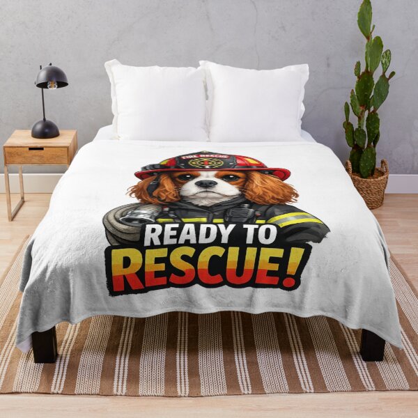 Item preview, Ready to Rescue Blenheim Cavalier designed and sold by SpottyRainbow.