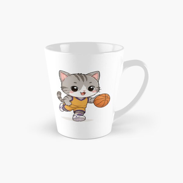 Item preview, Cute Cat Dribbling a Basketball designed and sold by  Cat Lady.