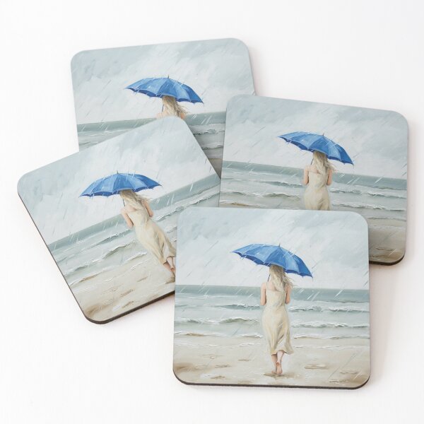 Item preview, A Conversation with the Sea - Impressionist Fine Art Painting Poster designed and sold by VYBEHAUS.