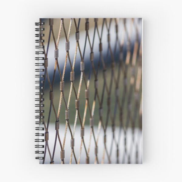 Item preview, Close-Up Metal Cable Mesh Fence With Diamond Pattern and Shallow Depth of Field designed and sold by Nmallia.