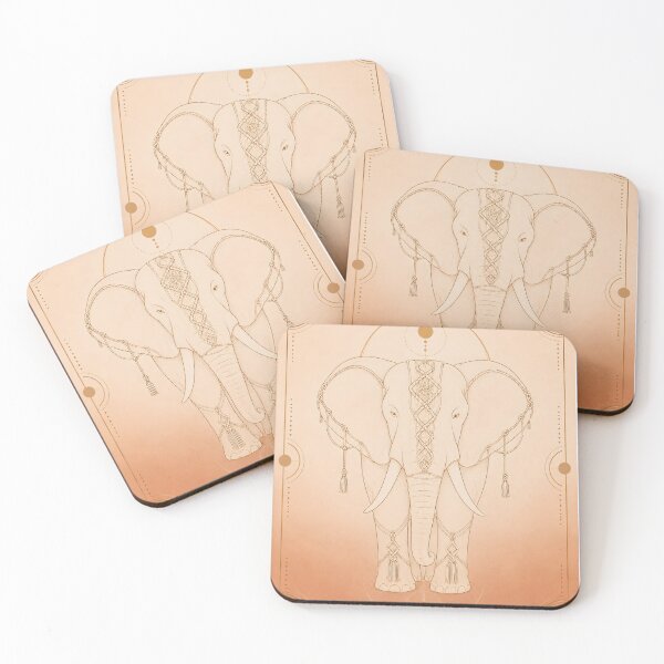 Item preview, Boho Elephant Wall Art – Earthy African Animal Print designed and sold by Martin's_Design.