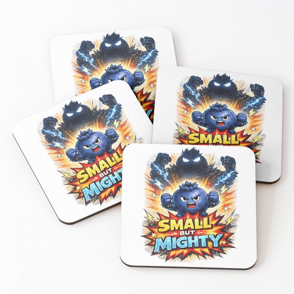 Item preview, Small But Mighty Funny Tough Blueberry Motivational Design designed and sold by irfanshikh.