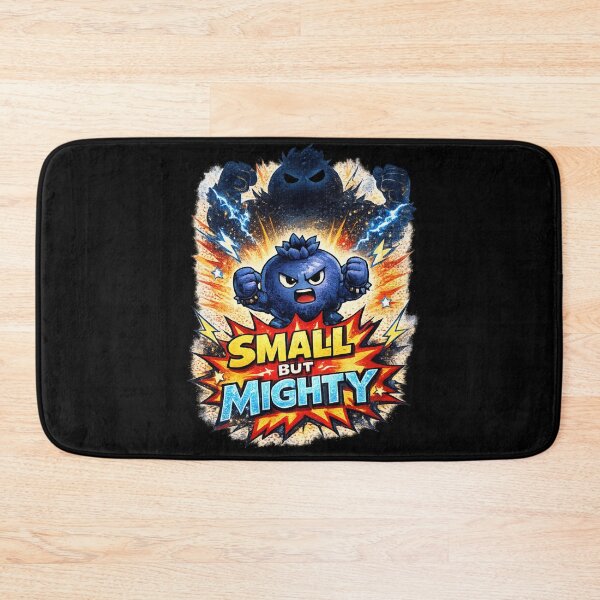 Item preview, Small But Mighty Funny Tough Blueberry Motivational Design designed and sold by irfanshikh.