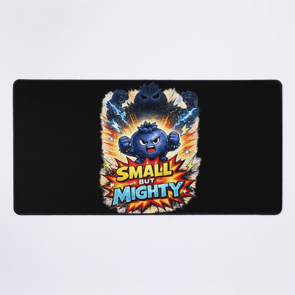 Item preview, Small But Mighty Funny Tough Blueberry Motivational Design designed and sold by irfanshikh.