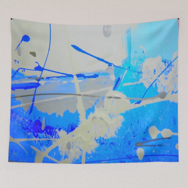 Item preview, Océano Azul Abstracto designed and sold by 3rdAveART.