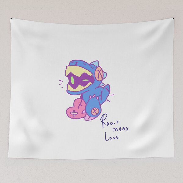 Item preview, Rawr Means Love Cute Dinosaur Plushie designed and sold by PeaceTypo.