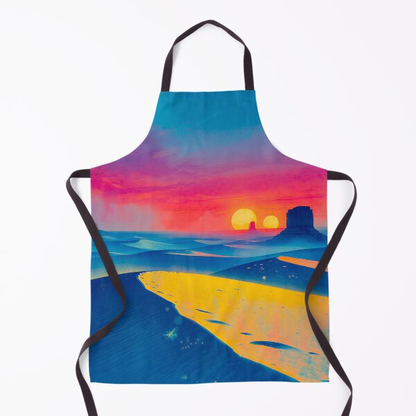 Item preview, Shifting Sands Alien Desert Watercolor Landscape designed and sold by Luminous Wilds.