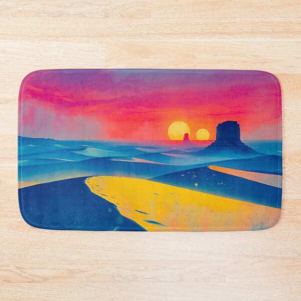 Item preview, Shifting Sands Alien Desert Watercolor Landscape designed and sold by Luminous Wilds.