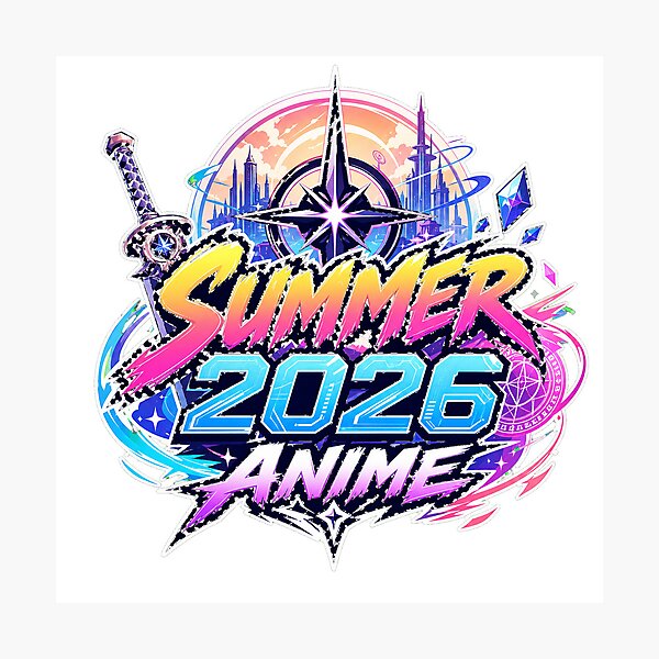 Item preview, Summer 2026 Anime Season Fan Art Logo designed and sold by Ahmed Nedji.