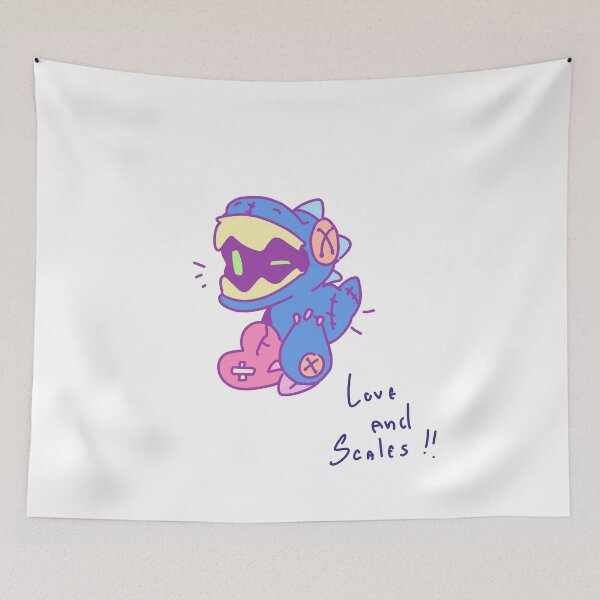 Item preview, Love And Scales Cute Dinosaur Plushie designed and sold by PeaceTypo.