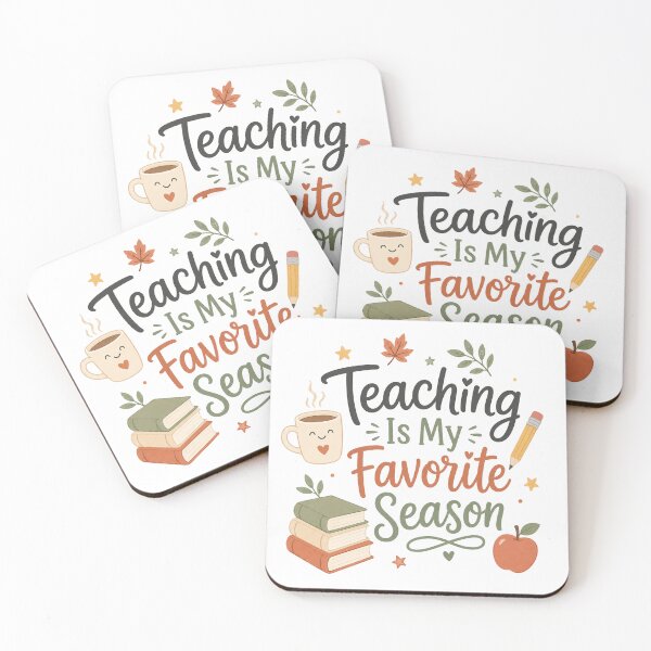 Item preview, Teaching Is My Favorite Season - Minimal Teacher Fall Design designed and sold by KHCreative2025.