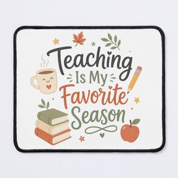 Item preview, Teaching Is My Favorite Season - Minimal Teacher Fall Design designed and sold by KHCreative2025.
