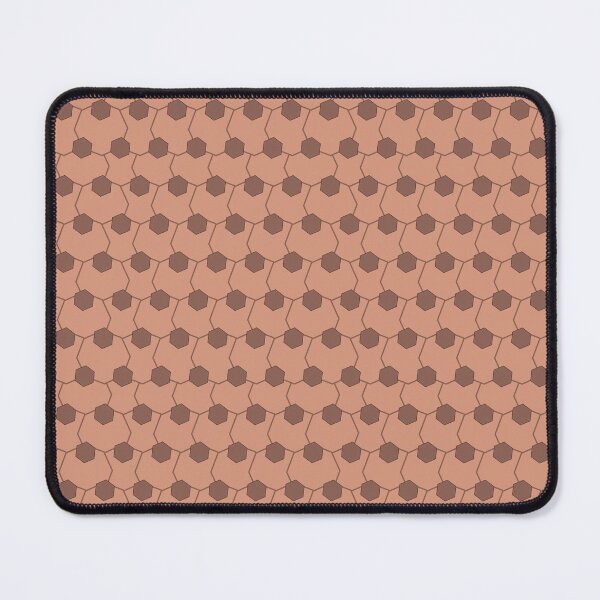 Item preview, Tucson Terracotta Hexagon Network Pattern designed and sold by Patterns 1920.